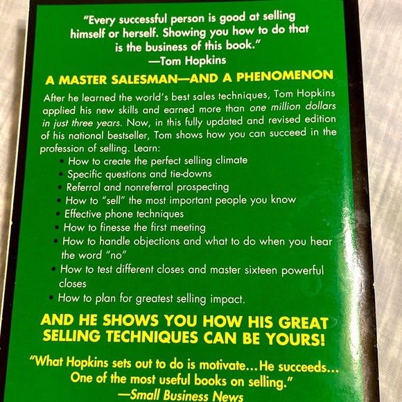 HOW TO MASTER THE ART OF SELLING bestseller by TOM HOPKINS GUC PB 2005 - Picture 2 of 4